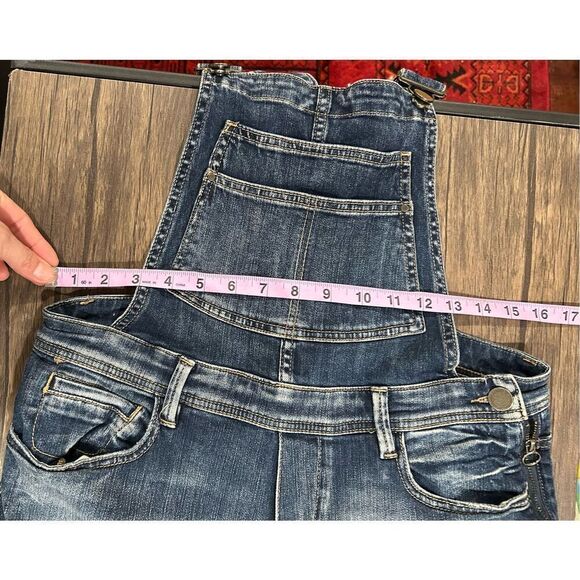 Blank NYC Overalls Bib Coveralls Medium Wash  Size 29 medium Wash Classic - Picture 9 of 11